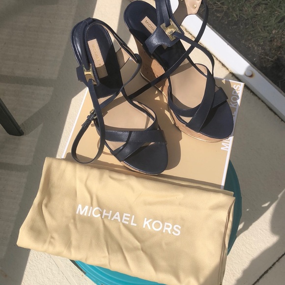 Michael Kors Collection Cork Wedge - Picture 2 of 6